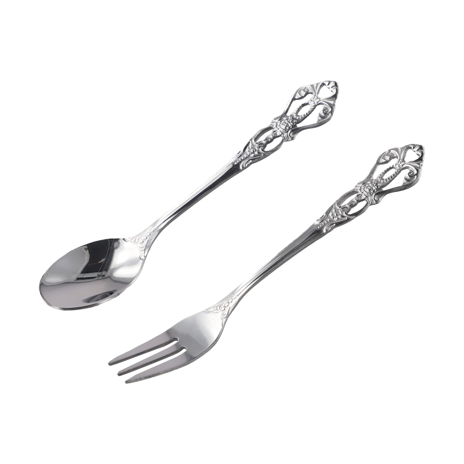 Set di posate vintage in accia - Gold Cutlery Flatware recensione e prezzo