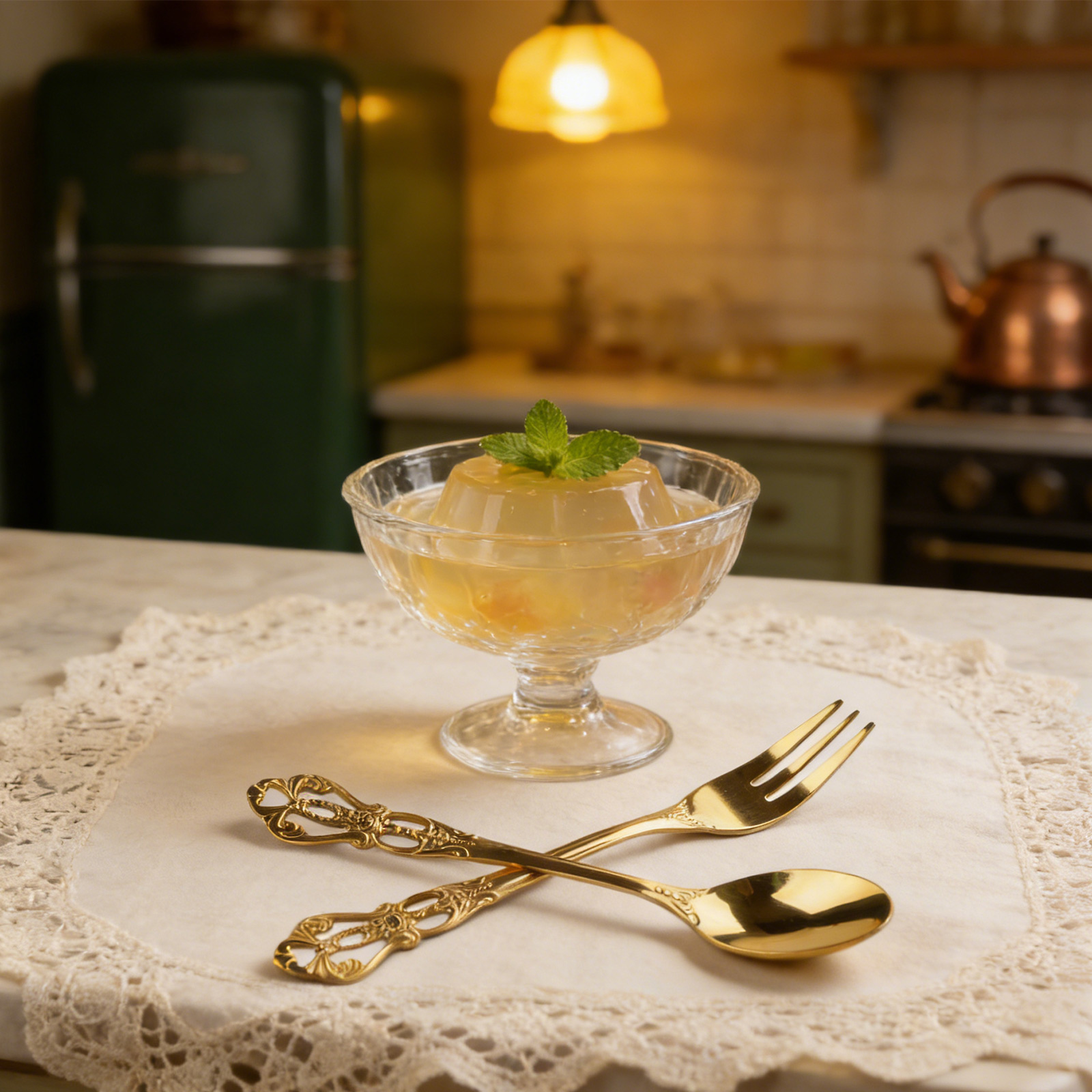 Set di posate vintage in accia - Gold Cutlery Flatware recensione e prezzo
