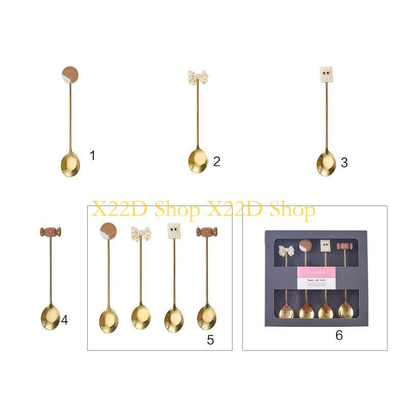 Cucchiaio da dessert antiruggi - Gold Cutlery Flatware recensione e prezzo