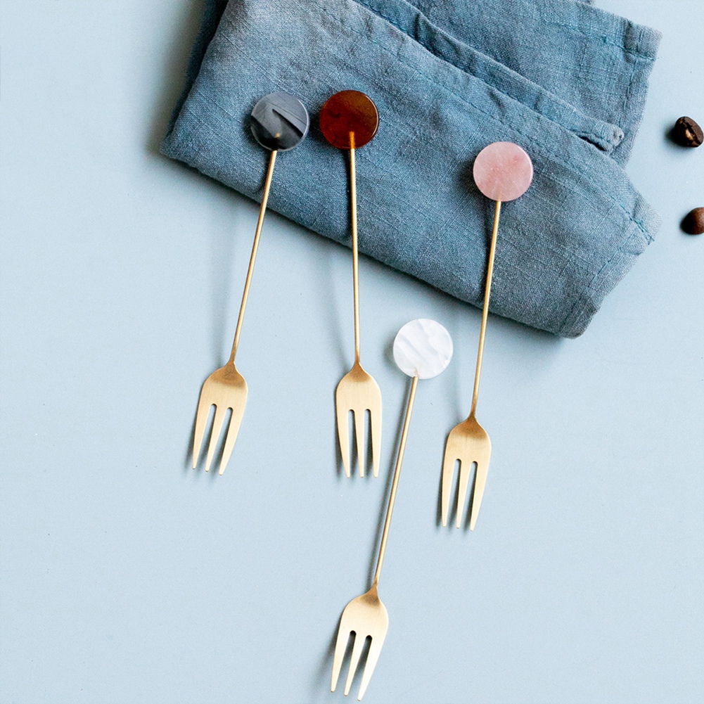 Set di forchette per cucchiaio - Gold Cutlery Flatware recensione e prezzo